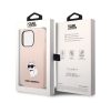 Karl Lagerfeld Liquid Choupette NFT szilikon hátlap tok Apple iPhone 14 Pro Max, rózsaszín
