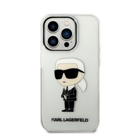   Karl Lagerfeld IML Ikonik NFT hátlap tok Apple iPhone 14 Pro, átlátszó
