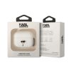 Karl Lagerfeld 3D Logo NFT Karl Head Apple Airpods Pro szillikon tok, fehér