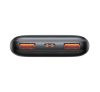 Baseus Bipow Pro külső akkumulátor, 10000mAh, 2xUSB, USB-C, 22.5W, fekete