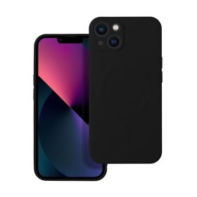 Magsafe szilikon tok Apple iPhone 13, fekete