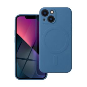 Magsafe szilikon tok Apple iPhone 13 Mini, kék