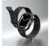 Spigen Metal Fit Pro Apple Watch 8/7 45mm fém szíj, tokkal, grafit fekete