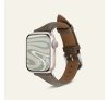 Cyrill by Spigen Kajuk Apple Watch (41/40/38mm) valódi bőr szíj, khaki