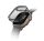 Uniq Garde Hybrid Apple Watch Ultra 49mm tok, tempered kijelző fóliával, fekete-átlátszó