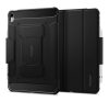 Spigen Rugged Armor Pro Apple iPad 10.9" (2022) / iPad 11" (2025) oldalra nyíló tok, fekete