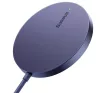 Baseus Simple MagSafe vezeték nélküli töltő, 15W, lila