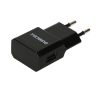Duracell hálózati töltő adapter, USB, 2,1A, fekete