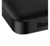 Baseus Bipow Power bank / külső akkumulátor, 10000mAh, 2xUSB-A, USB-C, 15W, fekete