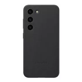   Samsung Galaxy S23 Leather Cover, gyári bőr tok, fekete, EF-VS911LB