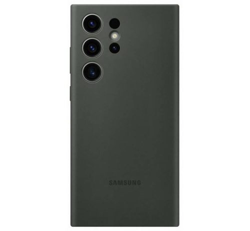 Samsung Galaxy S23 Ultra Silicone Case, gyári szilikon tok, zöld, EF-PS918TG
