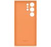 Samsung Galaxy S23 Ultra Silicone Case, gyári szilikon tok, narancssárga, EF-PS918TO