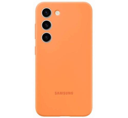 Samsung Galaxy S23 Silicone Case, gyári szilikon tok, narancssárga, EF-PS911TO