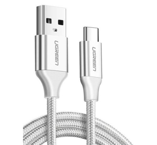 Ugreen US288 USB-C / USB gyorstöltő- és adatkábel, 2m, fehér