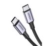 Ugreen US316 USB-C / USB-C gyorstöltő- és adatkábel, 100W, 1.5m, fekete