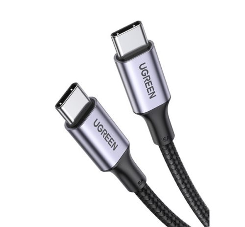 Ugreen US316 USB-C / USB-C gyorstöltő- és adatkábel, 100W, 1.5m, fekete