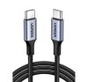 Ugreen US316 USB-C / USB-C gyorstöltő- és adatkábel, 100W, 1.5m, fekete