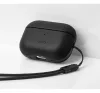 Uniq Terra Apple Airpods Pro 2 bőr tok, fekete