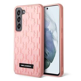   Karl Lagerfeld 3D Monogram Samsung Galaxy S23+, szilikon tok, rózsaszín