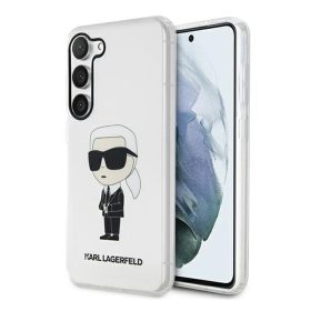   Karl Lagerfeld Ikonik Samsung Galaxy S23 szilikon tok, átlátszó