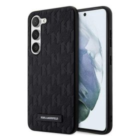   Karl Lagerfeld Saffiano Mono Samsung Galaxy S23 szilikon tok, fekete