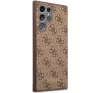 Guess 4G Metal Gold Samsung Galaxy S23 Ultra szilikon tok, barna