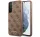 Guess 4G Metal Gold Samsung Galaxy S23 szilikon tok, barna