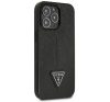 Guess SaffianoTriangle Apple iPhone 14 Pro hátlap tok, fekete