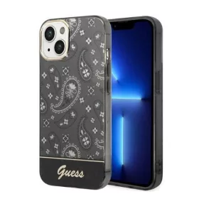   Guess Bandana Paisley Apple iPhone 14 Plus hátlap tok, fekete