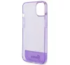 Guess Translucent Apple iPhone 14 Plus hátlap tok, lila