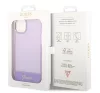 Guess Translucent Apple iPhone 14 Plus hátlap tok, lila