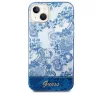 Guess Porcelain Collection Apple iPhone 14 Plus hátlap tok, kék