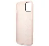 Guess Silicone Triangle Apple iPhone 14 Plus hátlap tok, pink