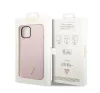Guess Silicone Triangle Apple iPhone 14 hátlap tok, lila