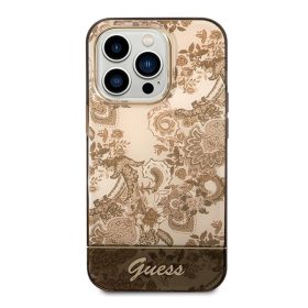   Guess Porcelain Collection Apple iPhone 14 Pro Max hátlap tok, arany