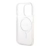 Guess 4G Print MagSafe Apple iPhone 14 Pro hátlap tok, pink + MagSafe töltő