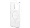 Guess Marble MagSafe Apple iPhone 14 Pro hátlap tok, fehér + MagSafe töltő