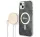 Guess 4G Print MagSafe Apple iPhone 14 Plus hátlap tok, fekete + MagSafe töltő