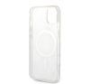 Guess Marble MagSafe Apple iPhone 14 Plus hátlap tok, fehér + MagSafe töltő
