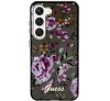 Guess Flower Collection Samsung Galaxy S23 hátlap tok , fekete
