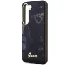 Guess Golden Marble Samsung Galaxy S23 hátlap tok , fekete