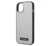 Karl Lagerfeld Glitter Plaque Apple iPhone 14 Plus hátlap tok, ezüst