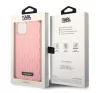 Karl Lagerfeld 3D Monogram Apple iPhone 14 Plus hátlap tok, rózsaszín
