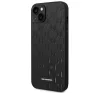 Karl Lagerfeld Saffiano Mono Metal Apple iPhone 14 Plus hátlap tok, fekete