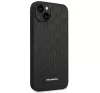 Karl Lagerfeld Saffiano Mono Metal Apple iPhone 14 Plus hátlap tok, fekete