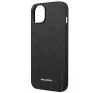 Karl Lagerfeld Saffiano Mono Metal Apple iPhone 14 Plus hátlap tok, fekete