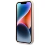 Karl Lagerfeld Silicone Choupette Body Apple iPhone 14 Plus hátlap tok, halvány rózsaszín