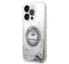 Karl Lagerfeld Liquid Glitter RSG Apple iPhone 14 Pro Max hátlap tok, ezüst
