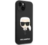 Karl Lagerfeld Silicone Karl's Head Apple iPhone 14 Plus Magsafe hátlap tok, fekete
