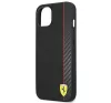 Ferrari Carbon Apple iPhone 14 Plus karbon hátlap tok, fekete